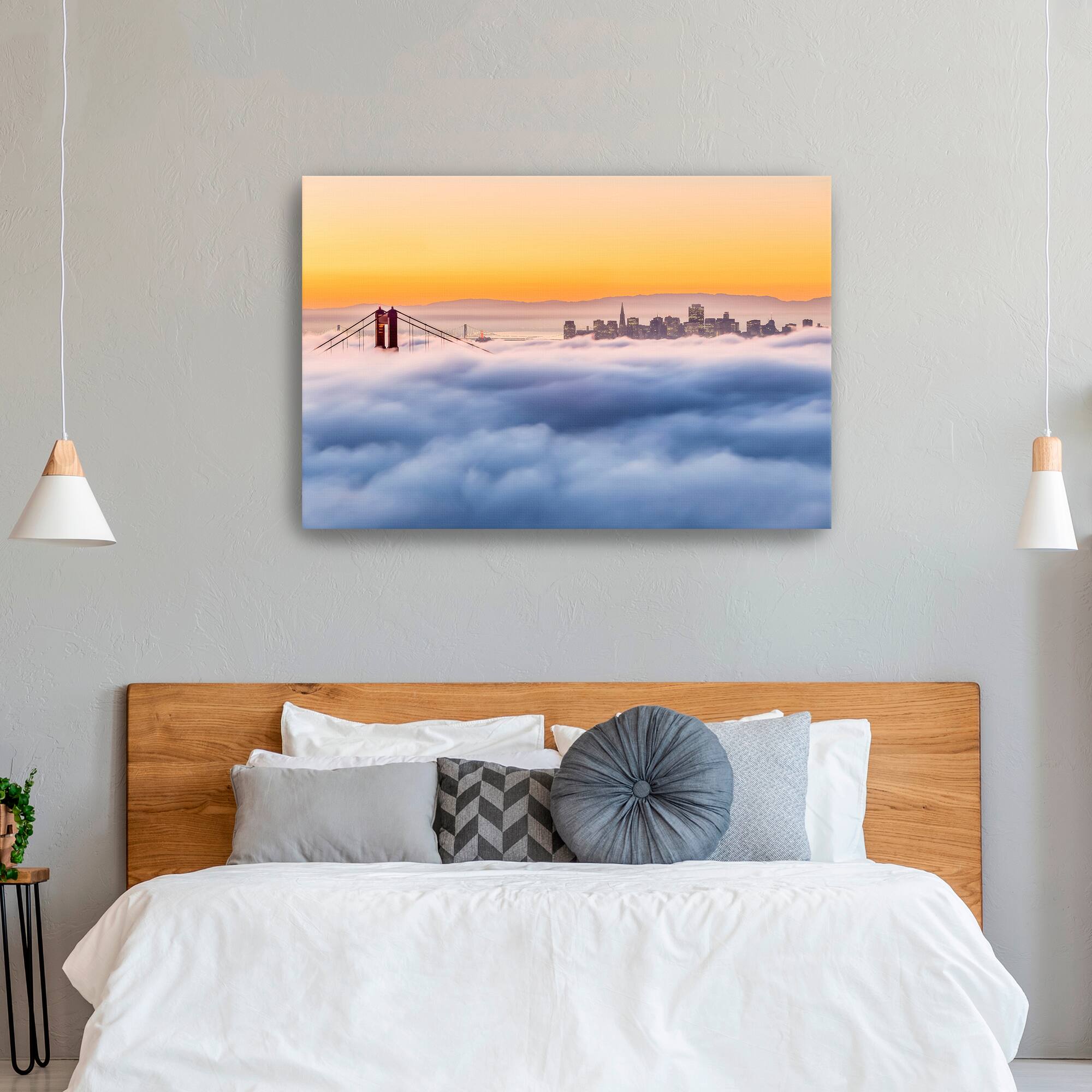 Lumaprints Morning Fog Giclée Canvas